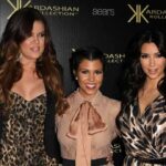 Kim Kardashian SHOCKS Wall Street Skeptics Three Kardashian sisters posing together at a fashion event