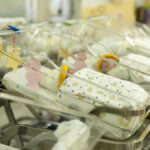 Political History Made: Baby on the Way! Newborn babies in a hospital nursery.