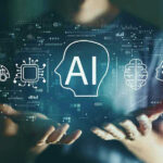 Musk’s Shocking Surgeon Prediction Rattles Medical World Person holding virtual icons related to artificial intelligence.