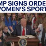 Girls Displaced? 61 Boys on Teams Raises Fury Pres. Trump signs executive order on women's sports: FULL