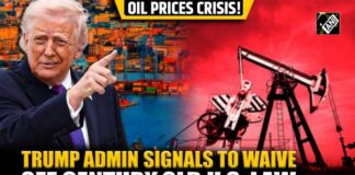 Trump signals waive off 105 year-old U.S. maritime law as he