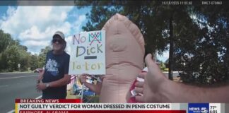 Not Guilty Verdict for Woman Dressed in Penis Costume