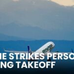 Pedestrian Hit at High Speed—Denver Runway CLOSED! Frontier Airlines jet strikes person during Denver airport takeoff | NewsX World