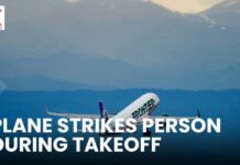 Frontier Airlines jet strikes person during Denver airport takeoff | NewsX World
