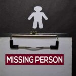 Two U.S. Troops VANISH Near Ocean Cliffs Clipboard with a missing person notice and a paper cutout figure