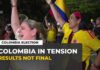 Colombia election: crowds celebrate disputed victory as vote count continues