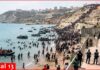 Border Meltdown Engulfs Spanish Enclave Crowd breaks through border from Spanish territory of Ceuta from Morocco