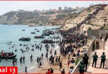 Border Meltdown Engulfs Spanish Enclave Crowd breaks through border from Spanish territory of Ceuta from Morocco