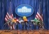 Memoir Sessions Trigger Federal Probe Press microphones at a White House briefing podium