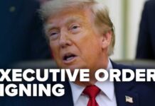 Media Stonewalls Trump’s Prime-Time Warning 🔴LIVE: President Trump signs executive order at the White House