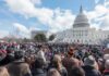 Crowd Chants ‘We Are Charlie Kirk’ Large crowd gathered in front of the United States Capitol