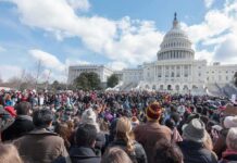Crowd Chants ‘We Are Charlie Kirk’ Large crowd gathered in front of the United States Capitol