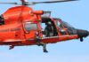 Night Medevac Vanishes Off Catalina Rescue helicopter with crew performing hoist operation
