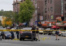 Pregnant Mom, Kids Among Erie Carnage Police investigate a taped-off urban street crime scene