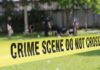 Pickup Plows Youth Game – Chaos in Kansas crime scene tape cordoning off a grassy area